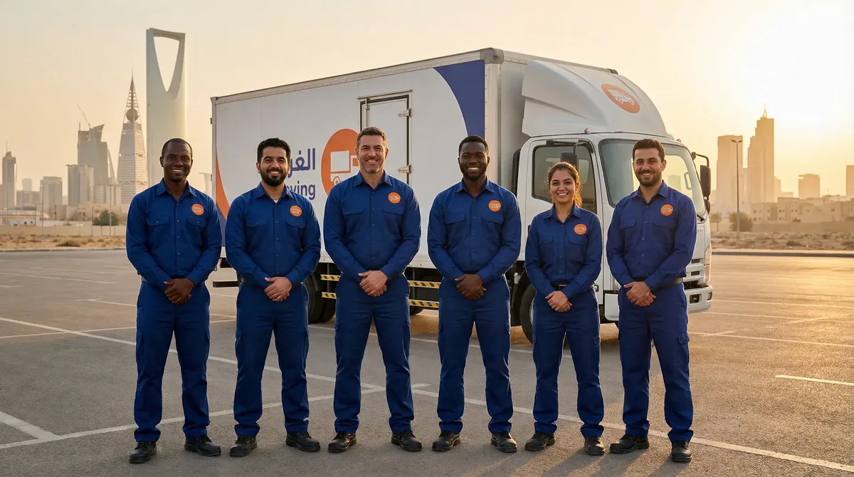 Rawad Movers professional team in Riyadh